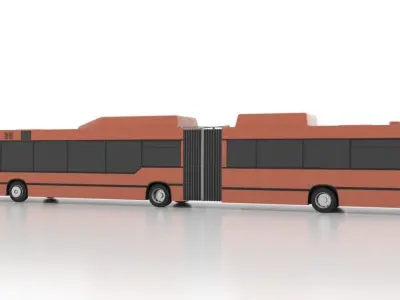 MAN A18 NG232 CNG Low Low-poly 3D model