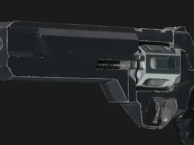 Sheriff gun Free 3D model