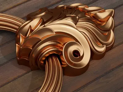 Antique Door Handle for Printing and Casting 3D print model purchase