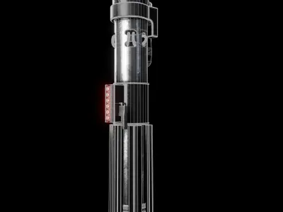 Darth Vaders Lightsaber Low-poly 3D model