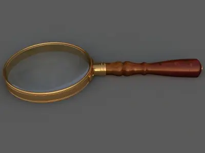 Magnifying glass 3D model