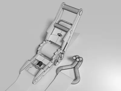 Ratchet Strap 3D model