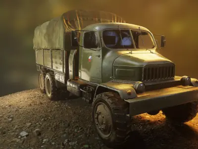 Game Ready Praga V3S  3D model