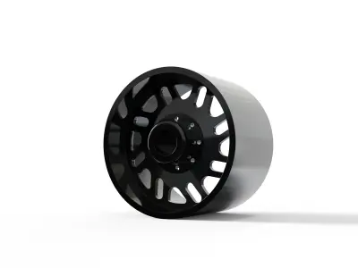 REAR SPECIALITY FORGED D027 WHEEL 3D MODEL 3D model