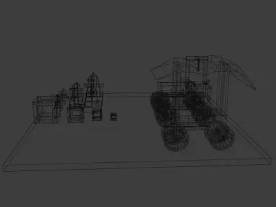 Assetpack wild west Free 3D model