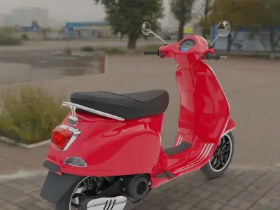 Piaggio Vespa LX125 3D model