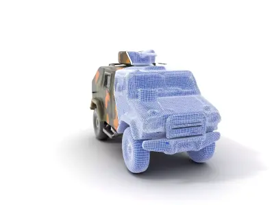 Camouflage Armored Vehicle model pack Low-poly 3D model from CGTrader