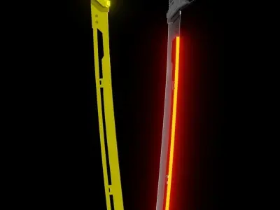 Cyberpunk Katana Premium Edition 3D model