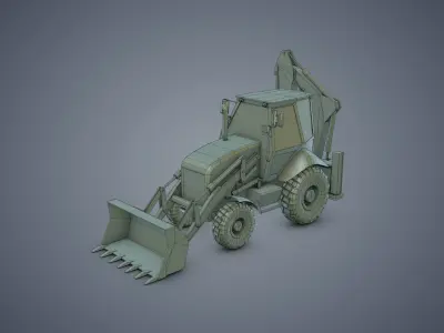 Collection Construction Machines 3D Model Pack