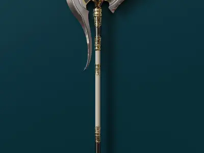Fantasy weapon set 6 3D model