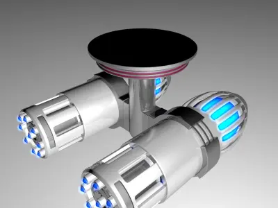Plasma Chaingun 3D model