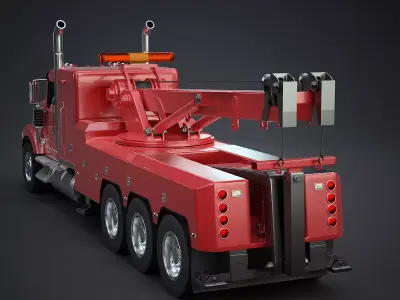 Heavy Duty Towing Truck 3D model