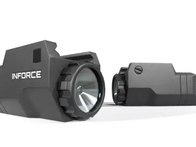 Inforce APLc Compact Handgun Weapon Mounted Light Low-poly 3D model