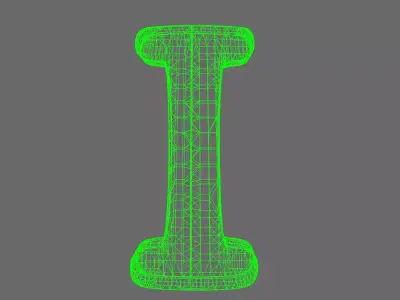 Space Knights V10B Standard Roman Numeral 01 Shoulder Symbols 3D print model