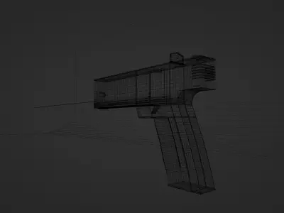 Low Poly Like Gun Free 3D model