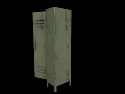 Locker 02 3D model