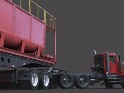 Heavy Haul Pack Low-poly 3D model