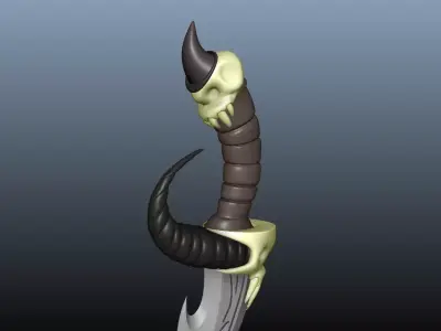 Stylized Swords low-poly 3d model Low-poly 3D model
