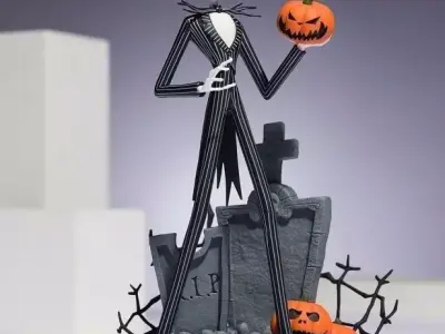 Jack Skellington 3D print model