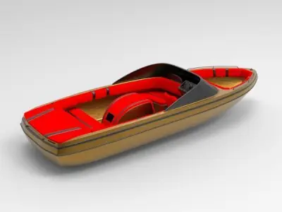 boat - 3D model 5