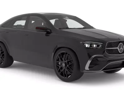 Mercedes GLE53 Coupe with Interior 3D model