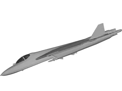 Sukhoi Su-57 3D model buy