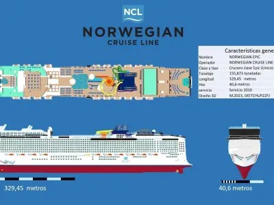 NORWEGIAN EPIC 3D model
