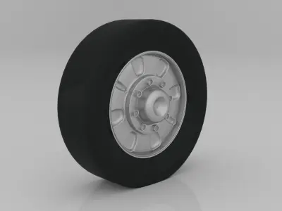 Wheel with vray materials Free 3D model