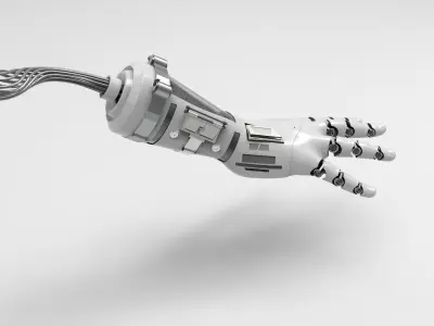 Robot Hand Low-poly 3D model purchase