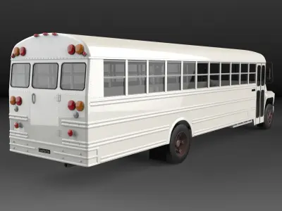 Carpenter School Bus  3D model