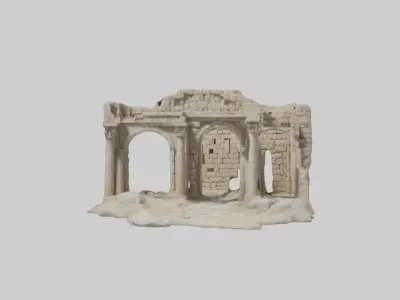 Ancient Ruins Model 1 Low-poly 3D model