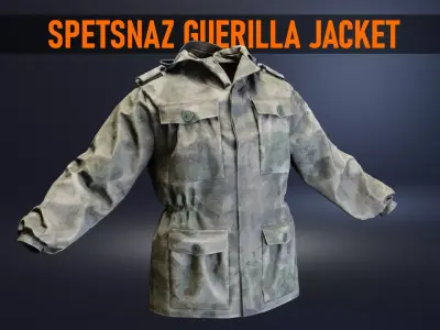 Spetsnaz Guerrilla-T9 Panacea Atacs FG Jacket Low-poly 3D model