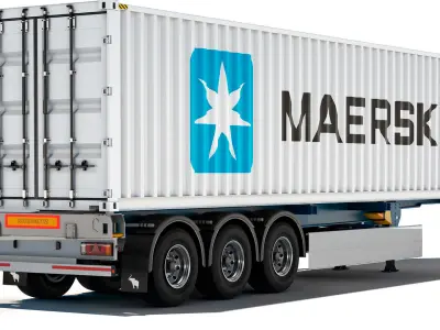 Schmitz Cargobull SCF 24 G 40 LX 2023 3D model
