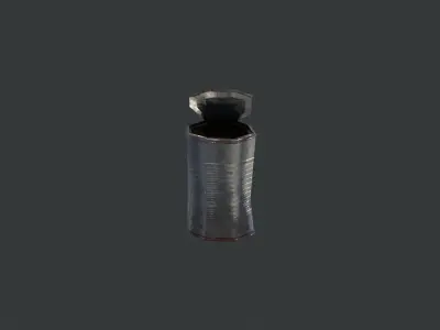 Cans- Dirty and Crumpled 3 Piece Set Free low-poly 3D model