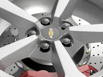 Chevrolet Camaro Convertible 2014 wheel 3D model