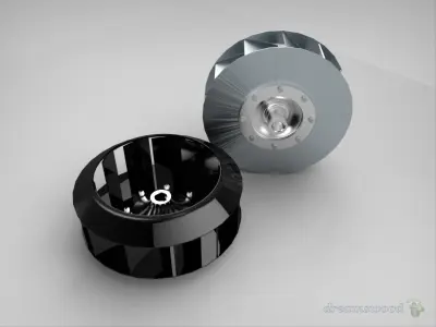 Fan Blower 1 Free 3D model