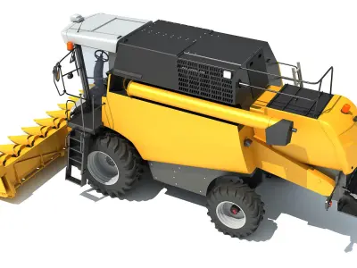 Farm Combine 3D model