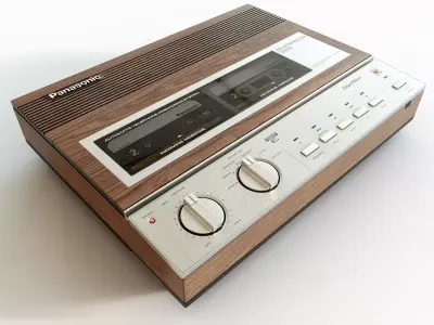 Vintage Panasonic Answering Machine 3D model