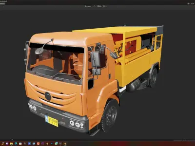 Ashok leyland truck Exterior model 3D model