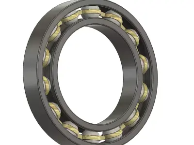 Ball Bearing 3D model by arcaero
