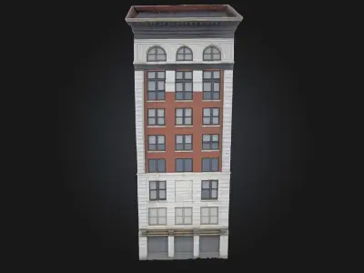 Urban Cornerstone  The Architectural Anchor of a Modern City  3D model