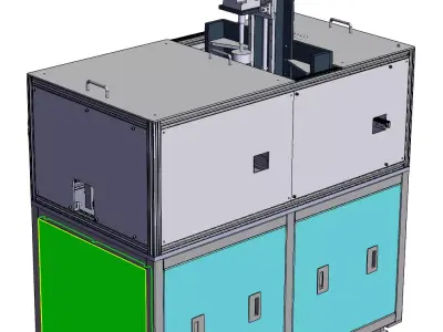 Contact switch automatic assembly line 3D model