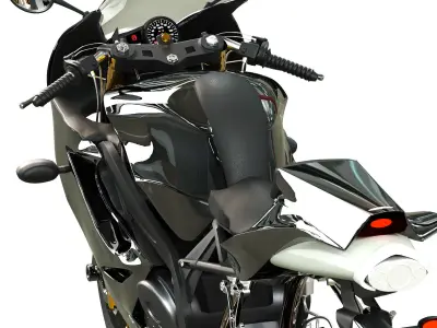 Triumph Daytona 675SE   3D model