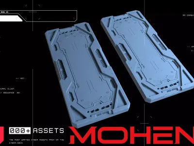 High-Detail Sci-Fi Asset 3D model