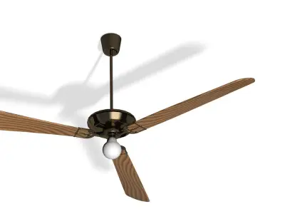 Ventilator - A propeller for the ceilling 3D model