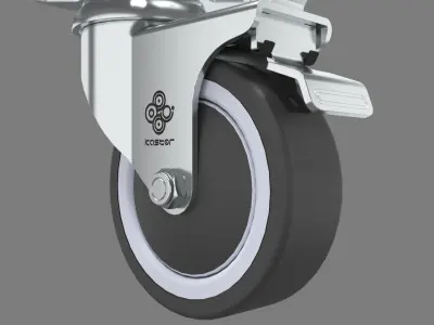  Furniture Wheel 3D model