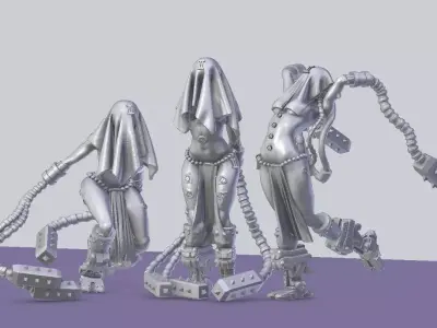 Arcofabulous Flagellant Set 1 3D print model