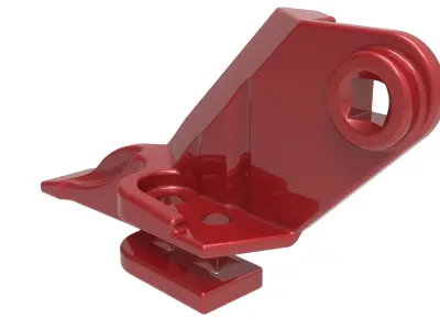 Lateral tooth 332-4390 JCB 3CX 3D model