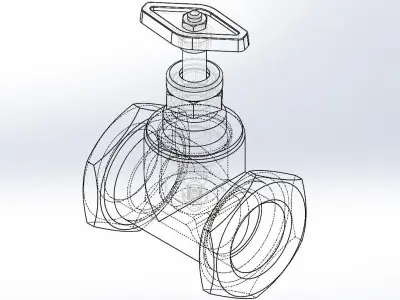 Valve  3D model