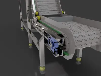 Food Conveyor 3D model